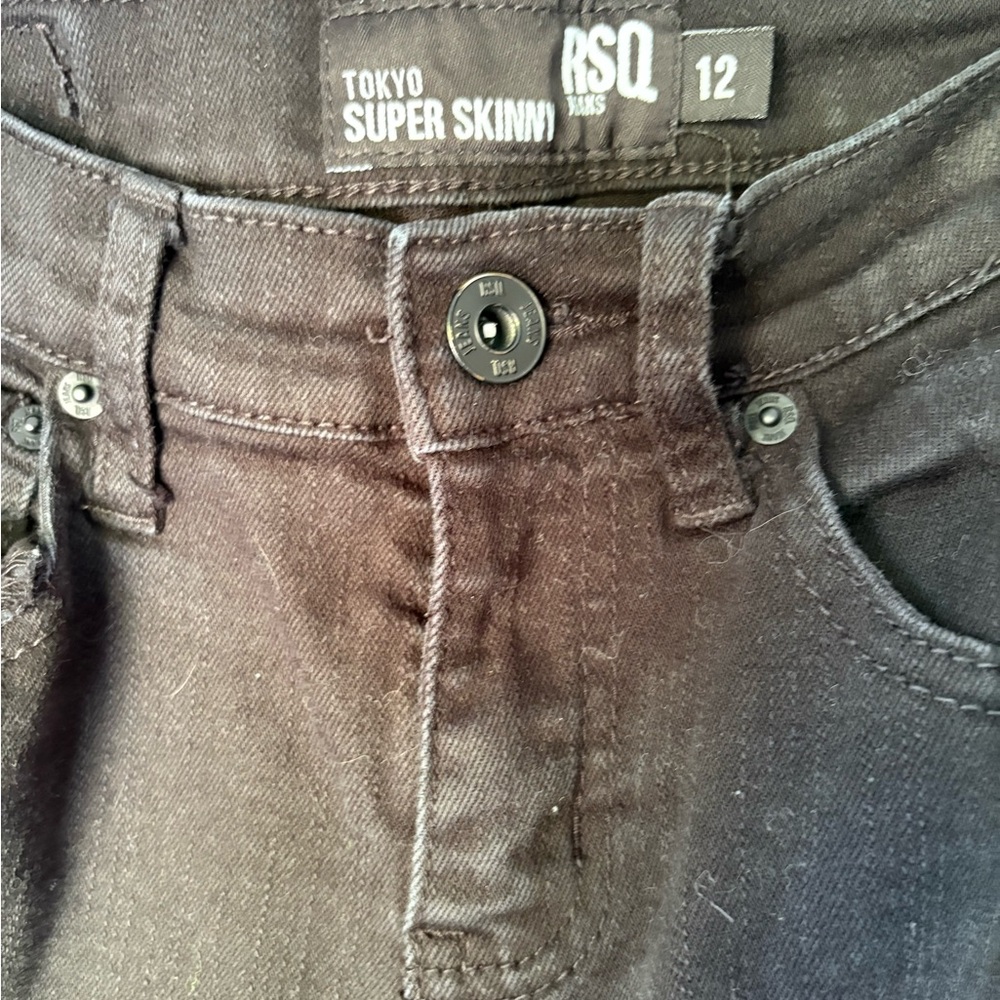 RSQ boys Super Skinny Black Jeans - Picture 2 of 5